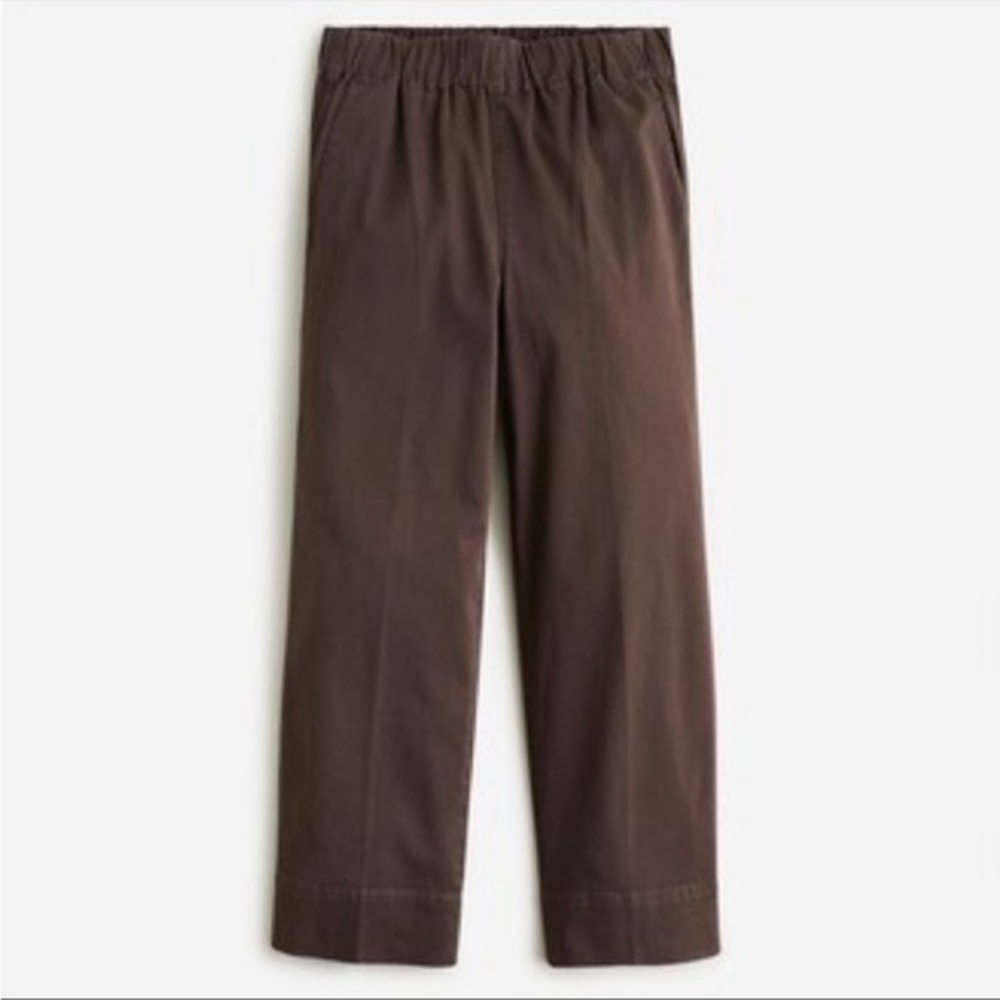 J. Crew Astrid Wide Leg Chino Size Medium
Color Deep Chocolate